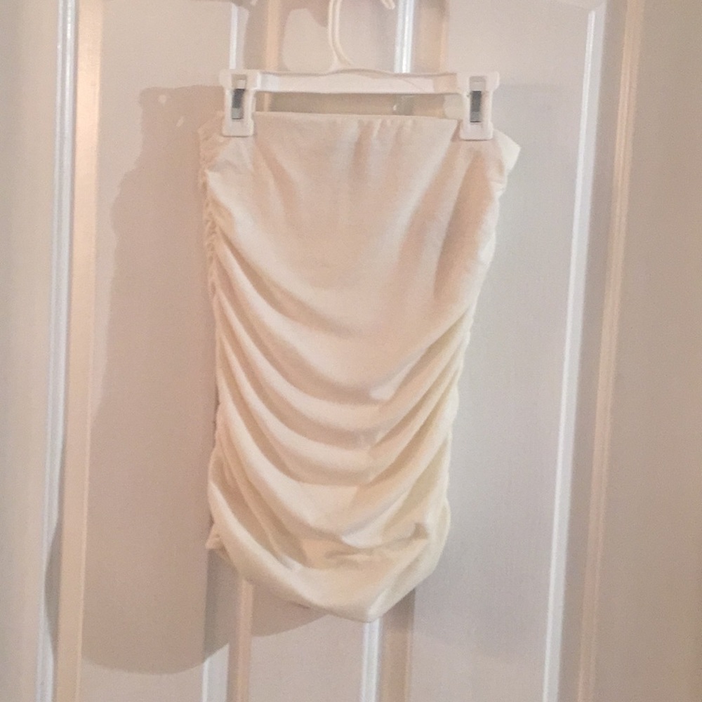 Forever 21 Draped White Skirt
